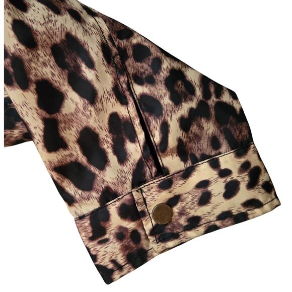 Kelyna Paris Womens Animal Print Raincoat with Detachable Hood Size Large - Picture 13 of 14